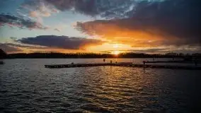 Zachód słońca widoczny w Sztynorcie, 27 luty 2020 - zdjęcie 35