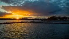 Zachód słońca widoczny w Sztynorcie, 27 luty 2020 - zdjęcie 40