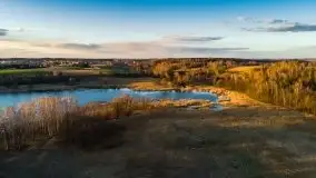 Zachód przy zwalony moście i jeziorze Patelnia, Kruklanki 03.2020 - zdjęcie 45