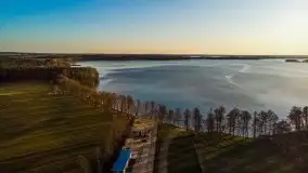 Marcowy zachód słońca nad jeziorem Dargin, Nowy Harsz - zdjęcie 61