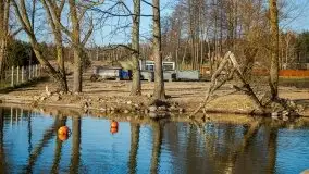 Marcowy zachód słońca nad jeziorem Dargin, Nowy Harsz - zdjęcie 51