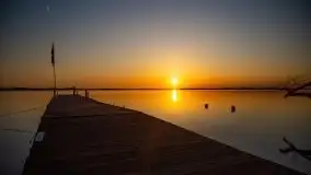 Marcowy zachód słońca nad jeziorem Dargin, Nowy Harsz - zdjęcie 29