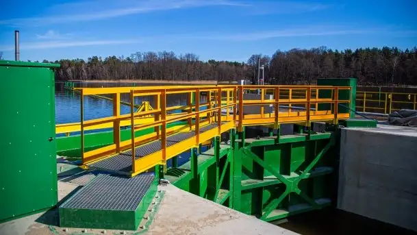 Śluza Guzianka II prawie gotowa, postęp prac 24.03.2020r. - zdjęcie 4