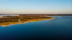 Kal i jezioro Mamry w marcowym słońcu - zdjęcie 2