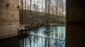 Śluza w Leśniewie w kolorach zachodzącego słońca - zdjęcie 18