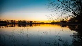 Wschód nad jeziorem Stręgielek, marzec 2020 - zdjęcie 21