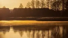 Wschód nad jeziorem Stręgielek, marzec 2020 - zdjęcie 41