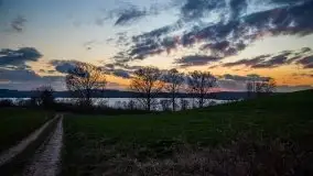 Zachód słońca na jeziorami Węgielsztyn i Rydzówka - zdjęcie 32