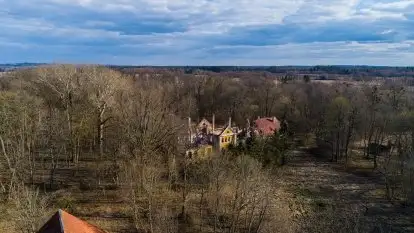 Ruiny Pałacu w Mieduniszkach Wielkich