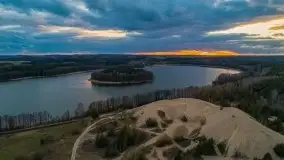 Zachód słońca nad jeziorem Jędzelewo, Stare Juchy - zdjęcie 17