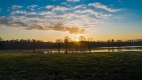 Wschód słońca, jezioro Buwełno - zdjęcie 11