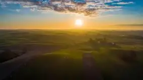 Wschód słońca, jezioro Buwełno - zdjęcie 16