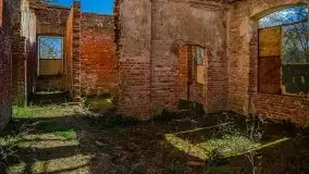 Zdjęcia: Pałac w Prośnie – monumentalna, romantyczna i tajemnicza ruina - zdjęcie 28