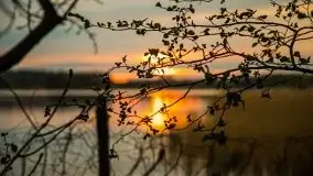 Zachód słońca nad jeziorem Tajty, 29 kwietnia 2020r. - zdjęcie 4