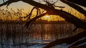 Zachód słońca nad jeziorem Ublik Wielki, maj 2020 r. - zdjęcie 20