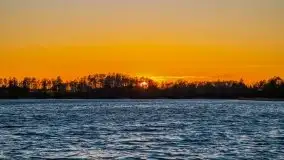 Zachód słońca nad jeziorem Ublik Wielki, maj 2020 r. - zdjęcie 46