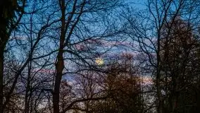 Zachód słońca nad jeziorem Ublik Wielki, maj 2020 r. - zdjęcie 56