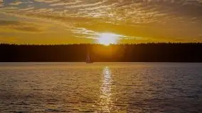 Zachód słońca podczas pływania jachtem Antila 30 - zdjęcie 13