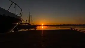 Wschód słońca nad jeziorem Ryńskim, Bocianie Gniazdo - zdjęcie 10