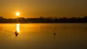 Wschód słońca nad jeziorem Ryńskim, Bocianie Gniazdo - zdjęcie 20