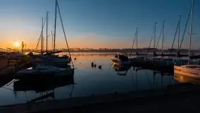 Wschód słońca nad jeziorem Ryńskim, Bocianie Gniazdo - zdjęcie 15