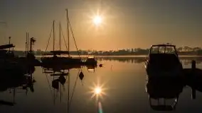 Wschód słońca nad jeziorem Ryńskim, Bocianie Gniazdo - zdjęcie 25