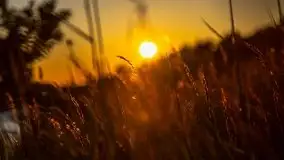 Zachód słońca widoczny z Grodzisko Święta Góra - zdjęcie 13