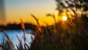 Zachód słońca widoczny z Grodzisko Święta Góra - zdjęcie 19