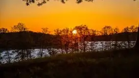 Zachód słońca widoczny z Grodzisko Święta Góra - zdjęcie 50