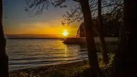 Majowy zachód słońca nad jeziorem Dargin - zdjęcie 15