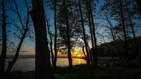 Majowy zachód słońca nad jeziorem Dargin - zdjęcie 23