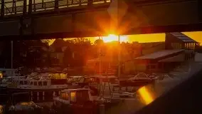 Wschód słońca w Giżycku, jezioro Niegocin - zdjęcie 14