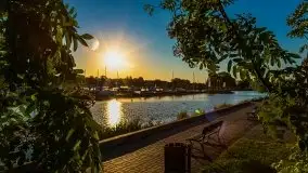 Wschód słońca w Giżycku, jezioro Niegocin - zdjęcie 75