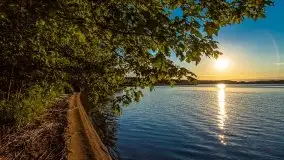 Zachód słońca nad jeziorem Gołdopiwo - zdjęcie 25