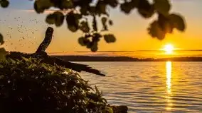 Zachód słońca nad jeziorem Gołdopiwo - zdjęcie 4