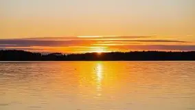 Zachód słońca nad jeziorem Gołdopiwo - zdjęcie 15