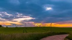 Zachód słońca w okolicach Upałt Małych - zdjęcie 10