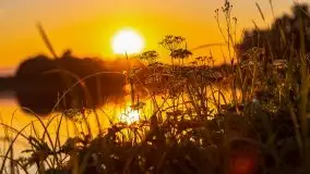 Zachód słońca nad jeziorem Gawlik - zdjęcie 1