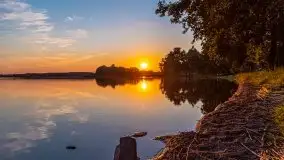 Zachód słońca nad jeziorem Gawlik - zdjęcie 41