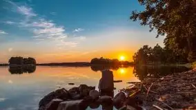 Zachód słońca nad jeziorem Gawlik - zdjęcie 20