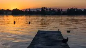 Zachód słońca, Tło dla Mew i Marina Rydzewo - zdjęcie 20