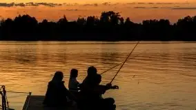 Zachód słońca, Tło dla Mew i Marina Rydzewo - zdjęcie 5