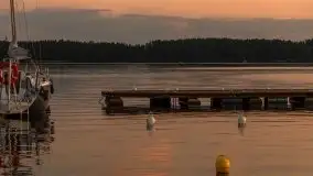 Zachód słońca, Tło dla Mew i Marina Rydzewo - zdjęcie 14