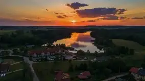 Zachód słońca nad jeziorem Łękuk - zdjęcie 6