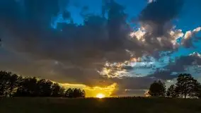 Zachód słońca nad jeziorem Łękuk - zdjęcie 8