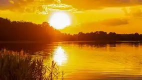 Zachód słońca nad jeziorem Łękuk - zdjęcie 28