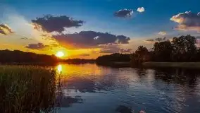 Zachód słońca nad jeziorem Łękuk - zdjęcie 25