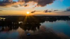 Zachód słońca nad jeziorem Tajty - zdjęcie 14