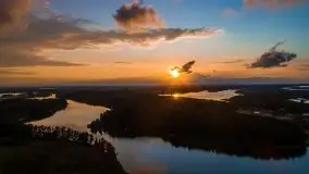 Zachód słońca nad jeziorem Tajty - zdjęcie 33