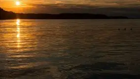 Zachód słońca nad jeziorem Kisajno - zdjęcie 25